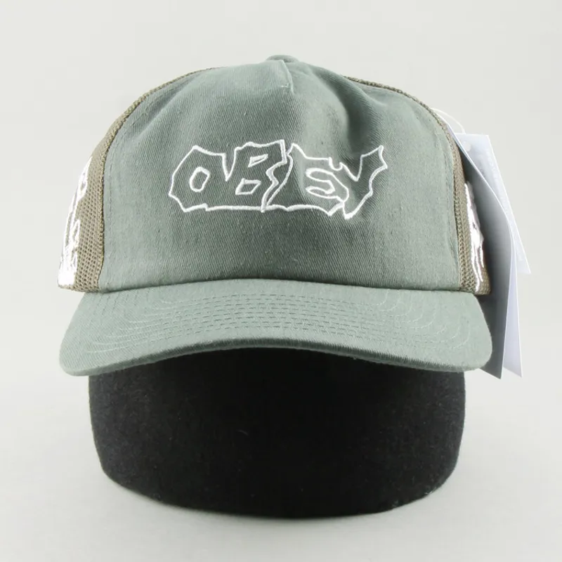 OBEY Disobey Trucker - Leaf